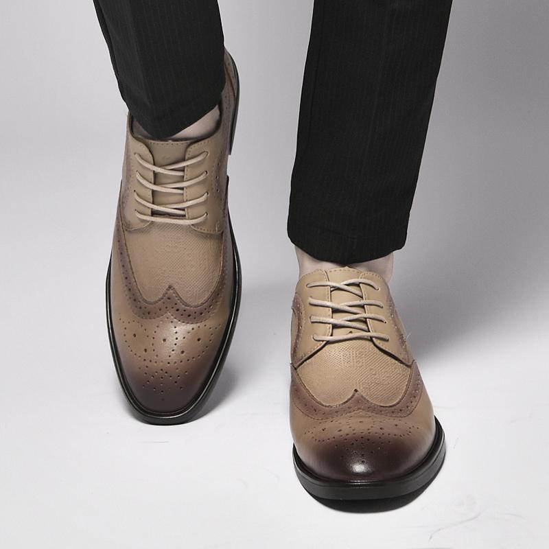 Модная мужская формальная кожаная обувь Роскошные дизайнерские модели для отдыха на природе и для бизнеса Элегантная мужская свадебная обувь