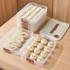 Household Dumpling Box Multi Layer Large Size Quick Dumpling Storage Box With Cover Kitchen Box Refrigerator Fresh Preservation Box
