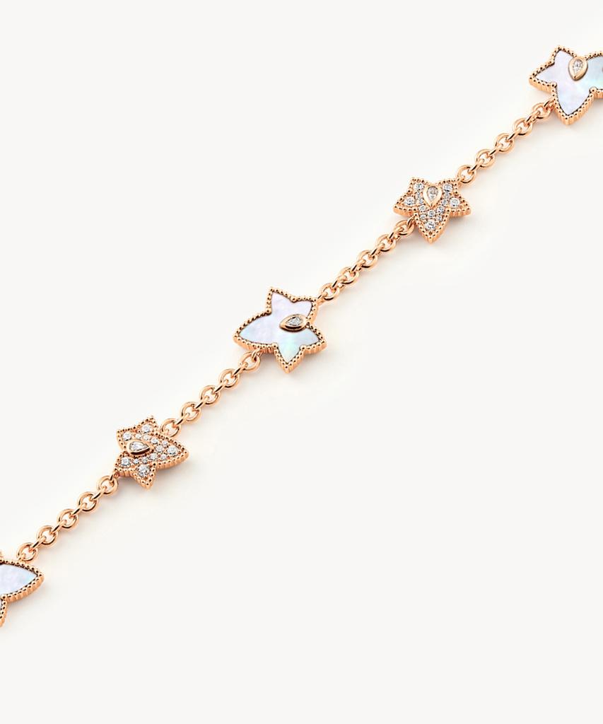 Lola Rose Ivy Mother-Of-Pearl Cubic Multi-Pendant Women'S Bracelet