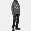 WE11DONE Embroidered Teddy Hoodie WD-TH9-20-123-U-BK
