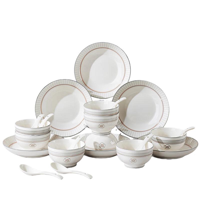 TangHui 22-Piece Chinese Dinnerware Set