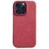 For iPhone 16 Pro Case Cloth Texture Anti-Scratch Protective PC Phone Cover