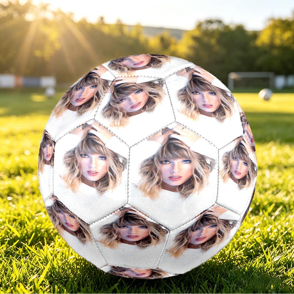 Taylor Swift Print Size 5 Soccer Ball Durable Shock?Absorbing Sports Ball For Training Match Outdoor Playing