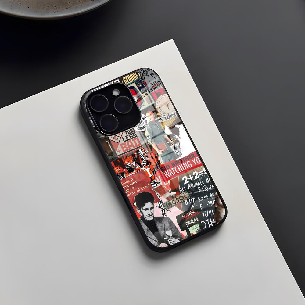 1984 George Orwell Phone Case For IPhone 17 Pro Max 16 15 14 Pro Max 13 11 X Xs Xr 8 7Plus Glass Cover