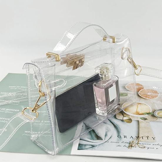 Женская сумка через плечо Стильная прочная прозрачная сумка Элегантный модный кошелек для концертного спортивного мероприятия