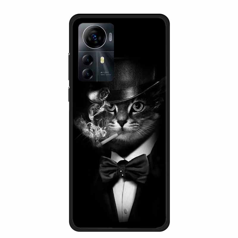 For ZTE Blade A72s 4G Case 2023 Fashion Cool Soft TPU Black Silicone Phone Cover for ZTE Optus X Max Back Cases Funda A 72s Etui
