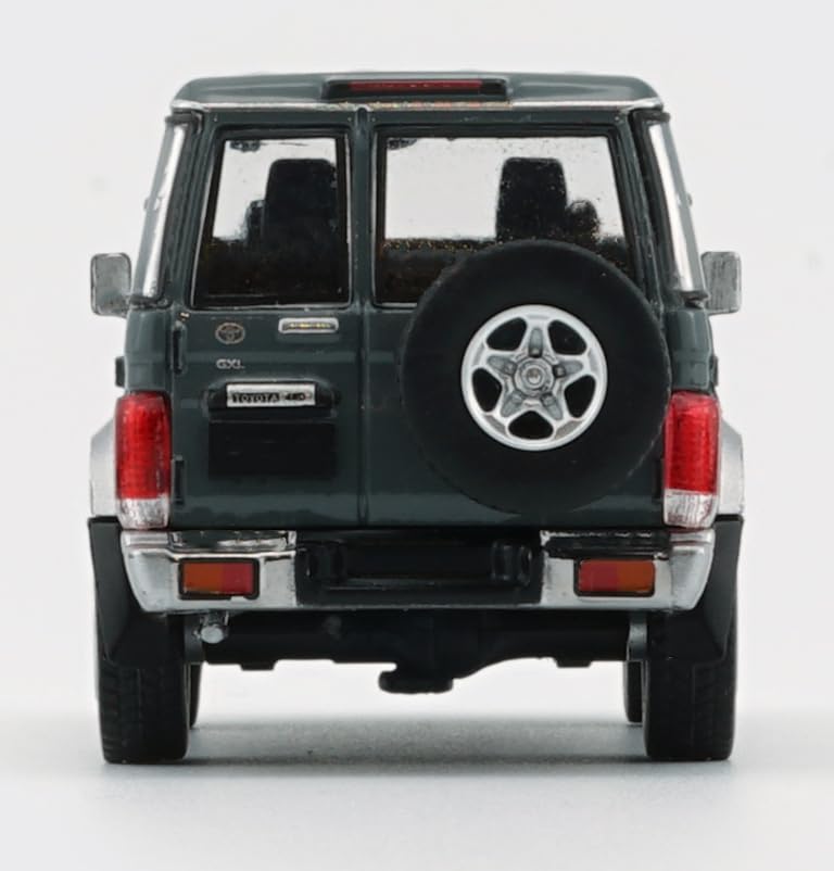 BM Creations Toyota Land Cruiser LC76 Темно-серый Левый руль 1/64 (Готовая модель)
