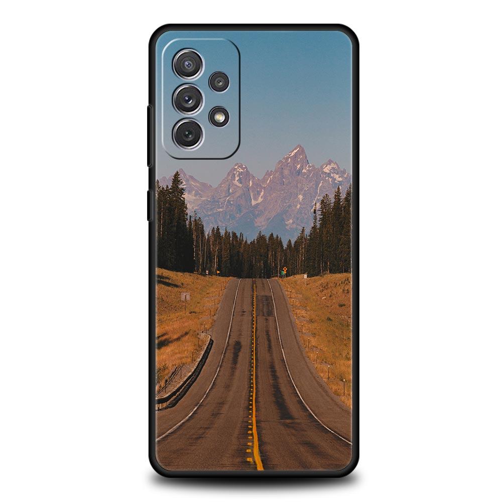 Чехол 'Пейзаж в дороге' для Samsung A57 A37 A51 A71 A21S A17 A11 A15 A25 A41 A23 A33 A53 A73 A07 A05S A13 A35 A55 5G