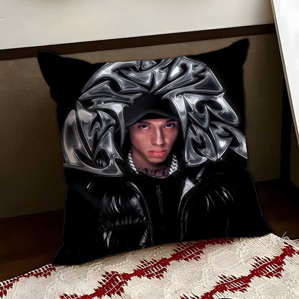RAP CCentral Cee Cushion Cover Reversible Soft Durable Pillow Cover Home Car MultiScene Use for Daily Comfort