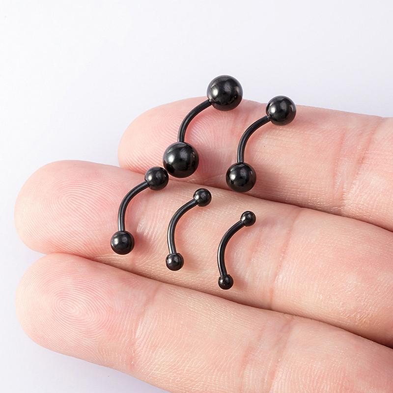 5 шт 16G 2.5-6Mm бровь пирсинг губ кольцо изогнутая штанга гвоздик украшения для тела
