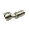 Pack of 2 Steel Connection Adapters Steel Eccentric Connection Pieces Wall Faucet Connectors Simple Installation