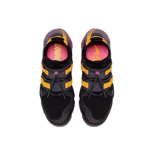 Nike Air VaporMax Utility 'Pink Blast' (Unisex) Black / Gridiron / Pink Blast Running Shoes AH6834 006