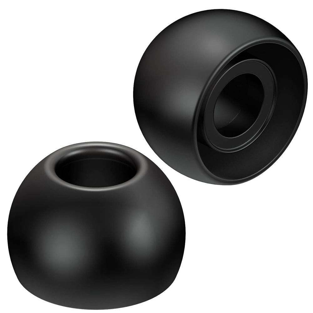 JVC Kenwood JVC EP-FX2M-B Replacement Earpiece Silicone 6 Pieces M Size Black