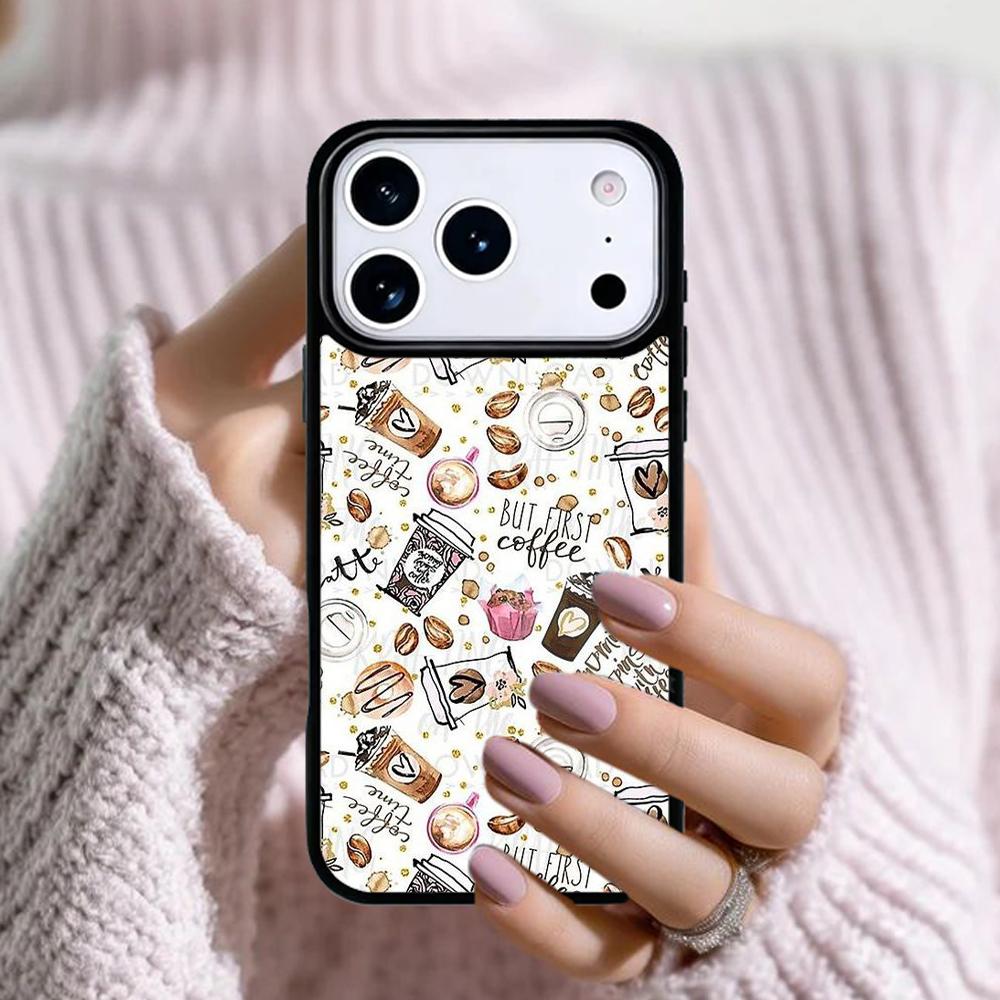 Шоколадные пирожные Эклеры Сладкий Чехол для Телефона для Apple iPhone 17 Air 16E 15 14 Plus 13 12 11 Pro Max Mini Funda Cover