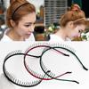 Korean Long-toothed Non-slip Headband with Comb Headdress Simple Headband with Teeth Hairpin Makeup Face Wash Headband