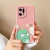 Чехол для телефона для OPPO K10 Pro K7 K9X K3 K5 Narzo 50i Neo 9 Prime, милый модный противоударный чехол с изображением динозавра, жидкий матовый мягкий силикон для бампера OPPO