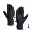 Cycling Gloves Warmth Windproof Waterproof Non-slip Palm Touch Screen Outdoor Sports Bicycle Running Gloves Women Men