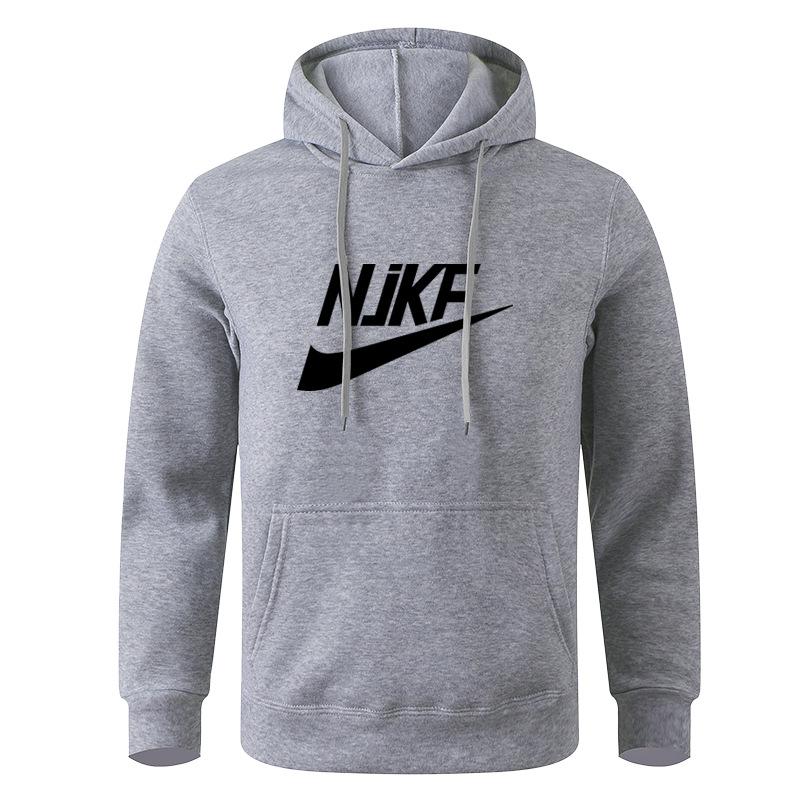 New men's and women's autumn and winter fleece hoodie jacket NjKF mother print foreign trade leisure sports hoodie trendy men's