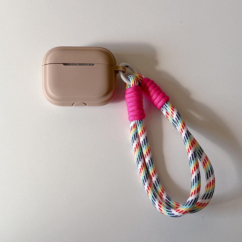 Корея милый конфетный силиконовый чехол для наушников airpods 4 простой ремешок от падения для airpods 1 2 3 pro 2