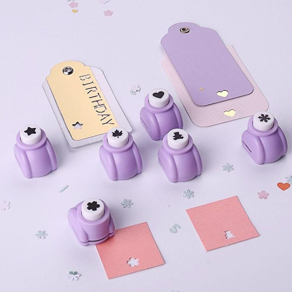 Kindergarten Children Toys DIY Hole Puncher Mini Paper Puncher Gift Card Punches Embossing Punches