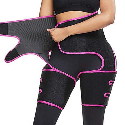 Поясной ремень с высокой талией: 3-в-1 регулируемая поддержка талии и живота, уменьшающая потоотделение