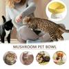 Керамические кормушки для собак и щенков в форме гриба, корм для собак и щенков, миски для кошек, наполненные водой, товары для животных