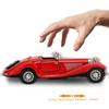 Vintage Child Kid High Simulation Sound Light Pull Back Car Toy Alloy Vehicle (Red)
