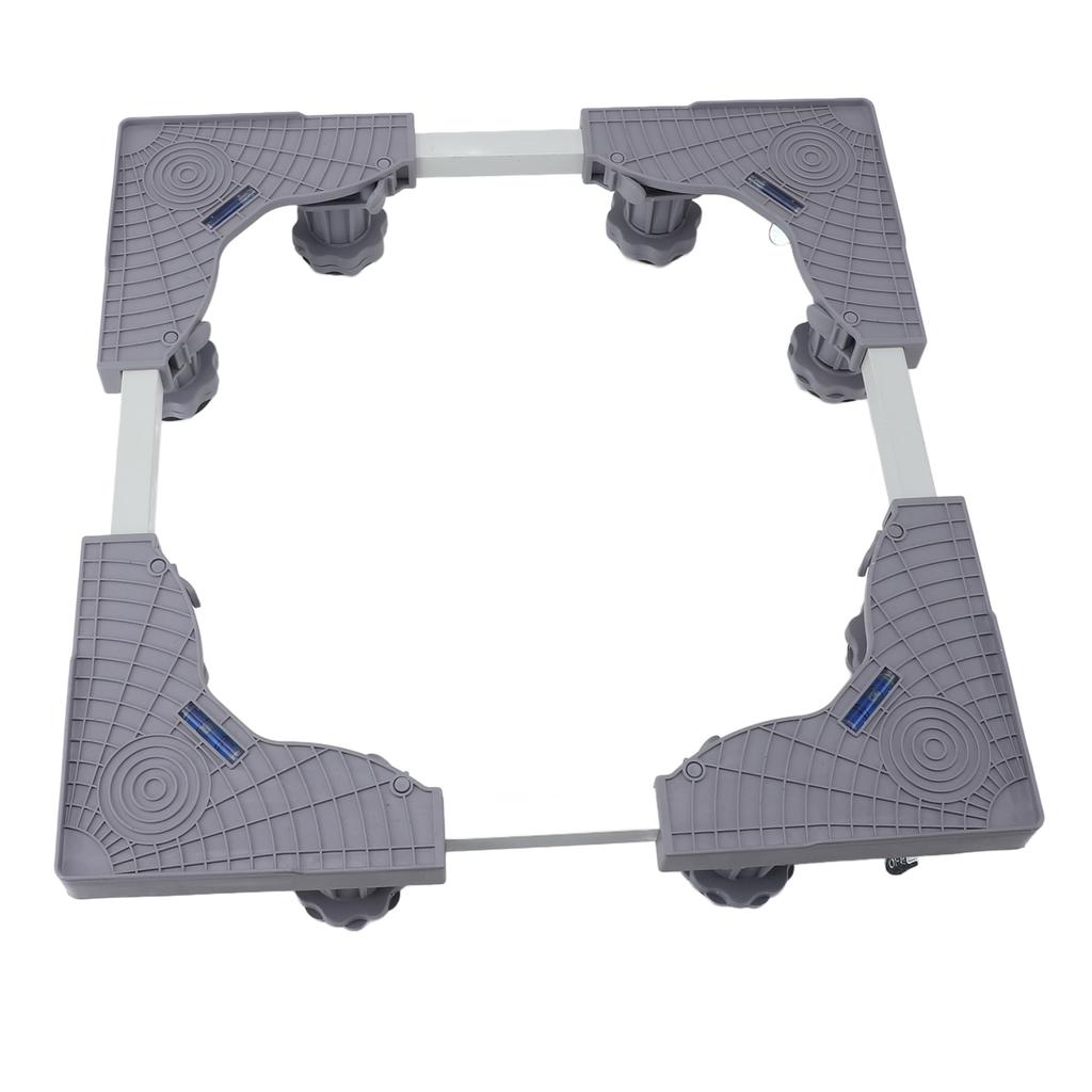 Мобильная подставка для холодильника Основание из железо-алюминиевого сплава Регулируемая тележка Подставка для стиральной машины с тормозом Угол баланса