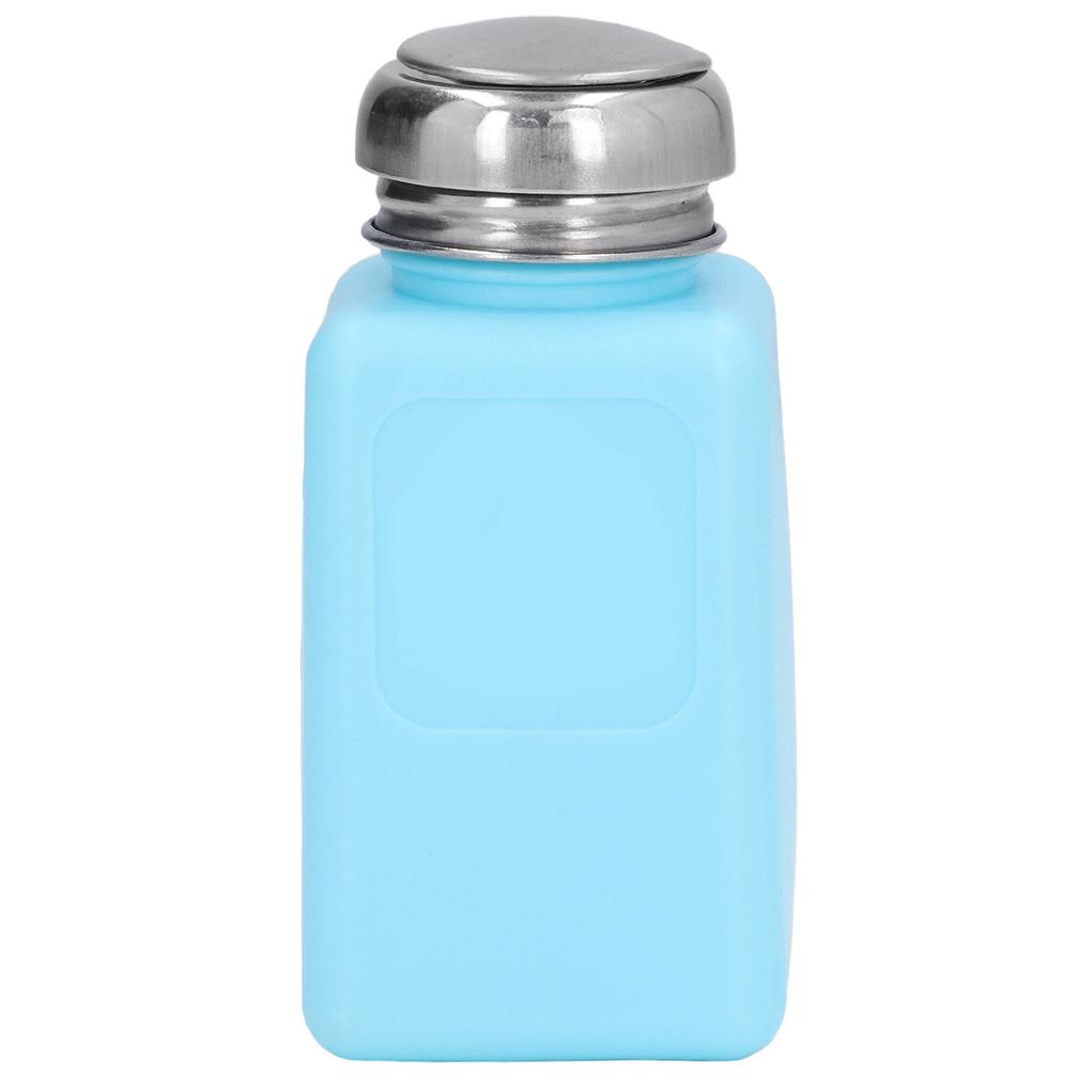 200ML Press Type Solvent Dispenser ESD Safe Anti Static Square Bottle with Stainless Steel Lid