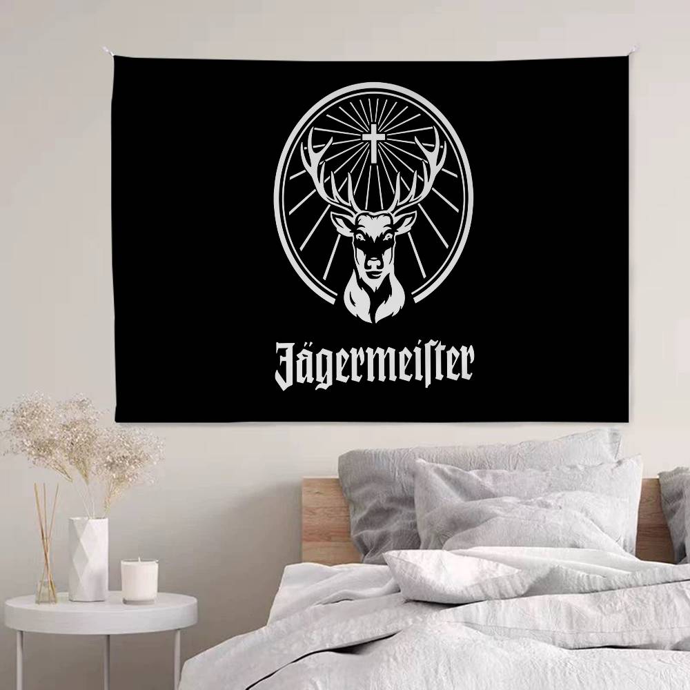 Hot JJaegermeisterS Printed Large Wall Tapestry Cheap Hippie Wall Hanging Bohemian Wall Tapestries Mandala Home Decor