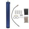 High Pressure Air Filter 4500psi Aluminium Alloy L340mm OD50mm Blue Oil Water Separator for