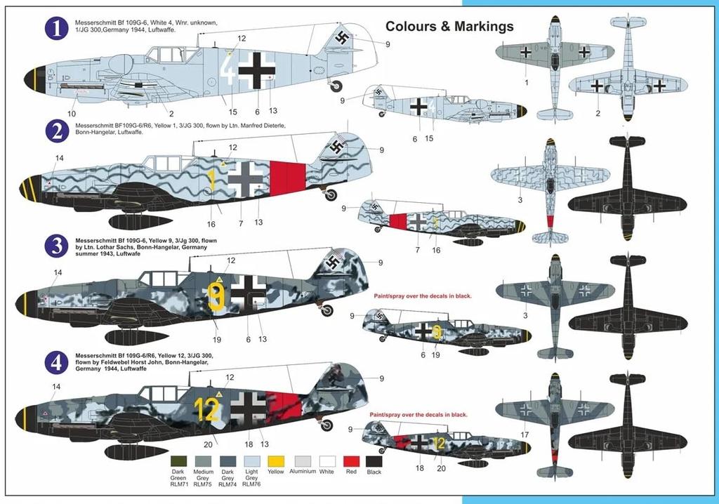 AZ Model JG300 Премиум Издание Пластиковая модель AZMP7202 1/72 Bf109G-6