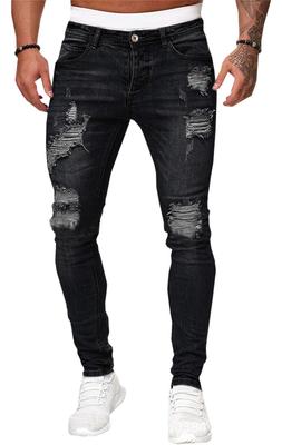 Petite de Distressed Tight Blue Skinny 06 Français Мужские джинсы, Низ, Зауженные, Посадка, Индиго, Брюки, D-14 (Черный, XXXL)