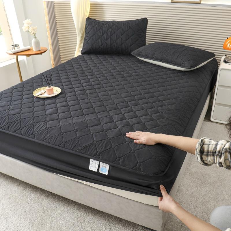 2025Утолщенная водонепроницаемая простыня стеганая простыня для младенцев, пожилых людей, барьер от мочи, защита от клещей, пыленепроницаемое покрывало