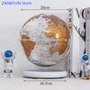 8-дюймовый магнитный левитирующий глобус 20 см Прозрачная настольная лампа-глобус Светодиодная подсветка Глобус из АБС-пластика Декор для дома и офиса Рождество Деловые подарки