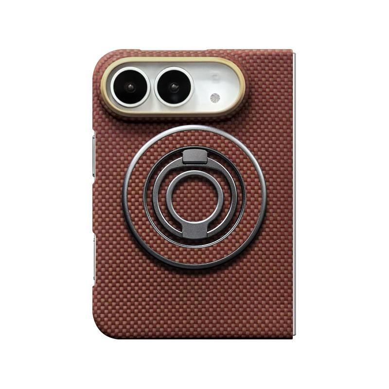 Aramid Fiber Phone Case IPhone 18 Magnetic Hard Cover Carbon Texture Protective Shell
