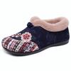 Women's Warm Cotton Boots Soft and Comfortable Flat Shoes 2025 Winter New Chinese Style Embroidery Design Casual Low Top Shoes