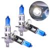 4 шт. H1 галогенная лампа фара белого света лампа дальнего/ближнего света 12 В 6000 К лампа 55 Вт автомобильный источник света 55 Вт 2000 лм H1 светодиод