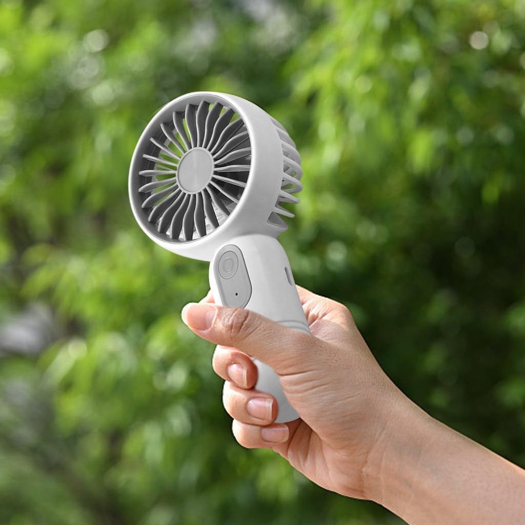 Портативный ручной вентилятор с USB-подзарядкой, персональный вентилятор