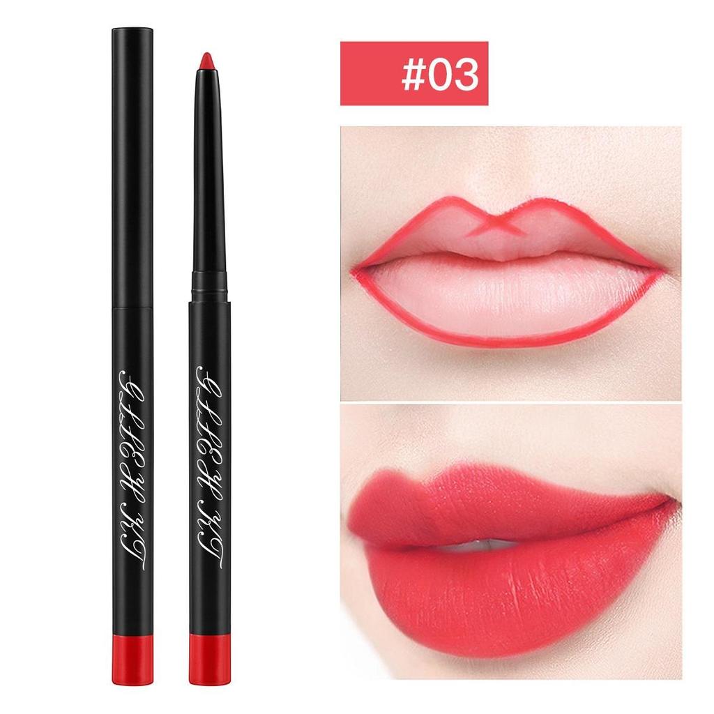 Водостойкая матовая подводка для губ, красный контурный оттенок, губная помада, стойкая антипригарная чашка, увлажняющая косметика для губ