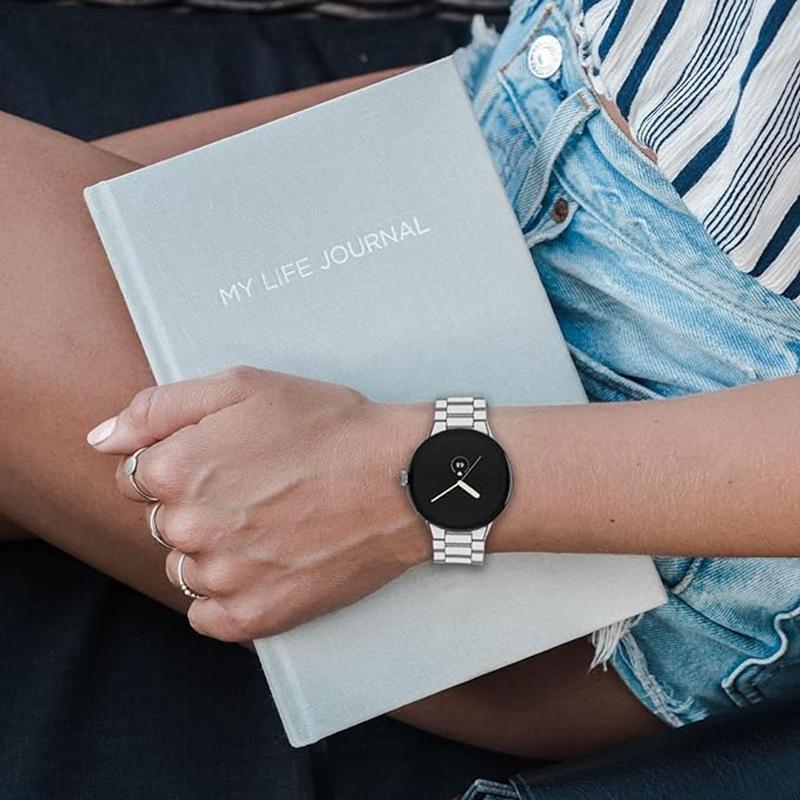 KALEBOL KLB-SZBXG-001 For Google Pixel Watch 3 41mm / Watch 2 / Pixel Watch Stainless Steel Watch Strap