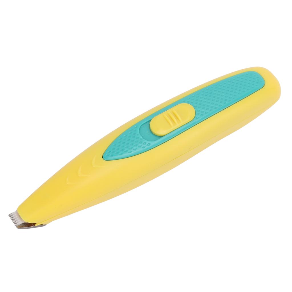 Pet Foot Hair Trimmer USB Rechargeable Low Noise Pet Electric Clipper with Brush for Face Eyes Ears Paws