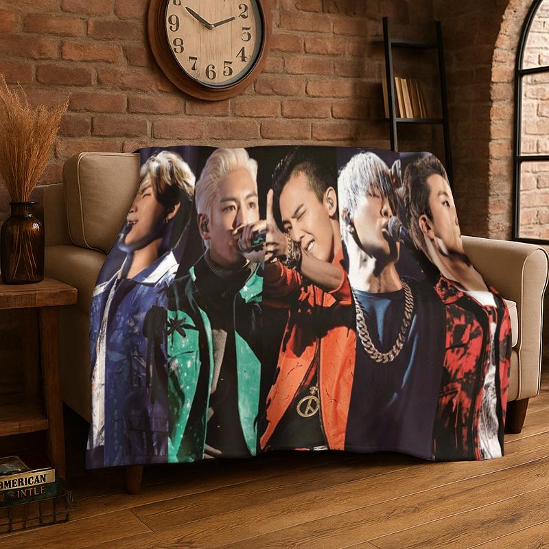 Kpop Bigbang G Dragon Музыкальная Звезда Фланелевое Одеяло Мягкое Теплое Плед для Спальни Гостиной Кровати Путешествий Кемпинга Пикника Ребенка