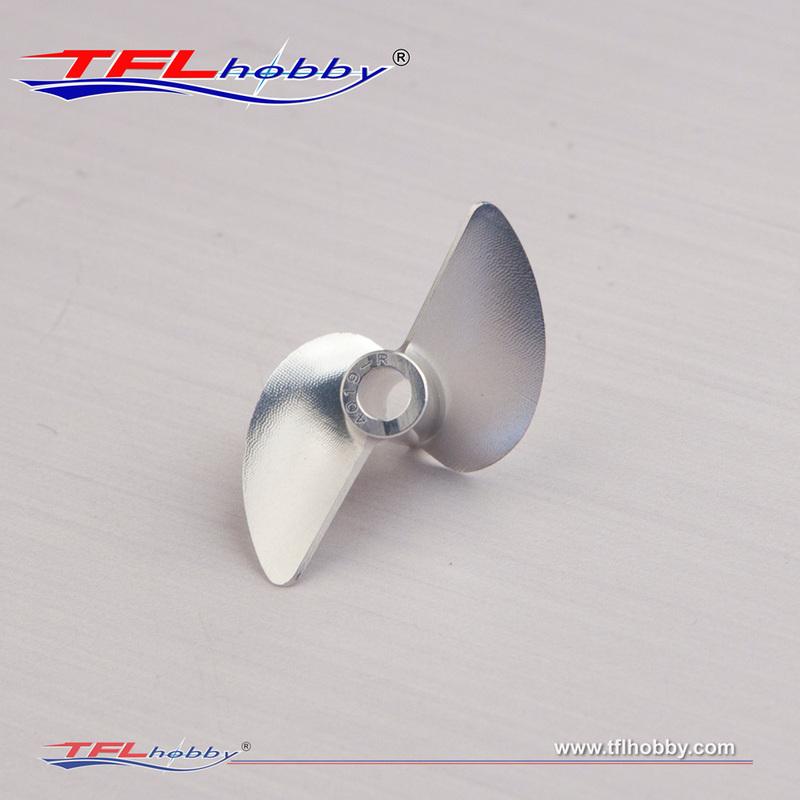TFL Genuine Parts! 2 Blade G-Series CNC 1.9 Thread pitch Hole Dia 3.18mm/4.0mm Aluminium Propeller for RC boat