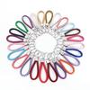Woven Leather Cord Metal Keychain Pendant