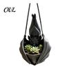 Artistic Hanging Plant Container Bat Shaped Planter, Gothic Pot for Indoor Outdoor Garden Dark Aesthetic Home Decor Accessories Wall Decor,