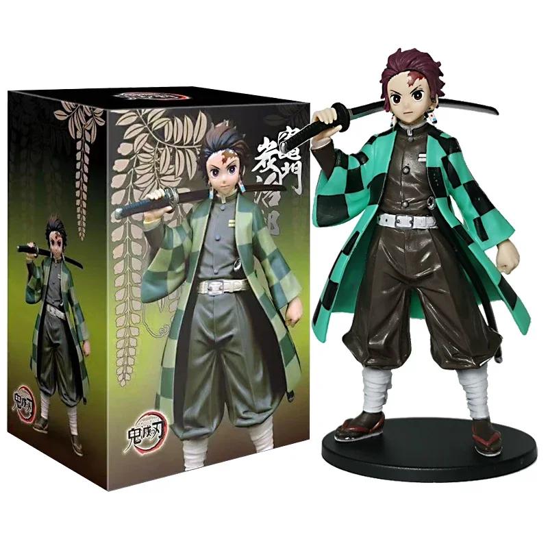 Аниме Фигурка Клинок Рассекающий Демонов Фигурки Действия Игрушки Kimetsu No Yaiba Кукла Танджиро Незуко Зеницу Фигурка Иноске Воин ПВХ Модель Игрушки