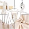 Samkos Hammock Chair Hanger Rack Swing Chair Compact Chair Hammock For Indoor and Outdoor Use Folding Hanging Chair Park Outdoor Camping Pole Hanging