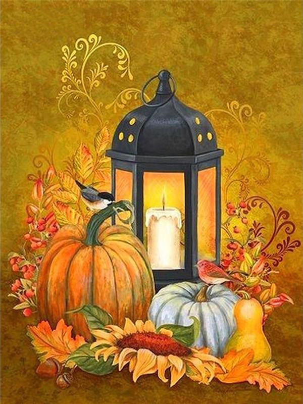 5D алмазная живопись птица животное полный дрель ремесленный комплект Алмазная вышивка мозаика подсолнечника тыква рукоделие домашний декор