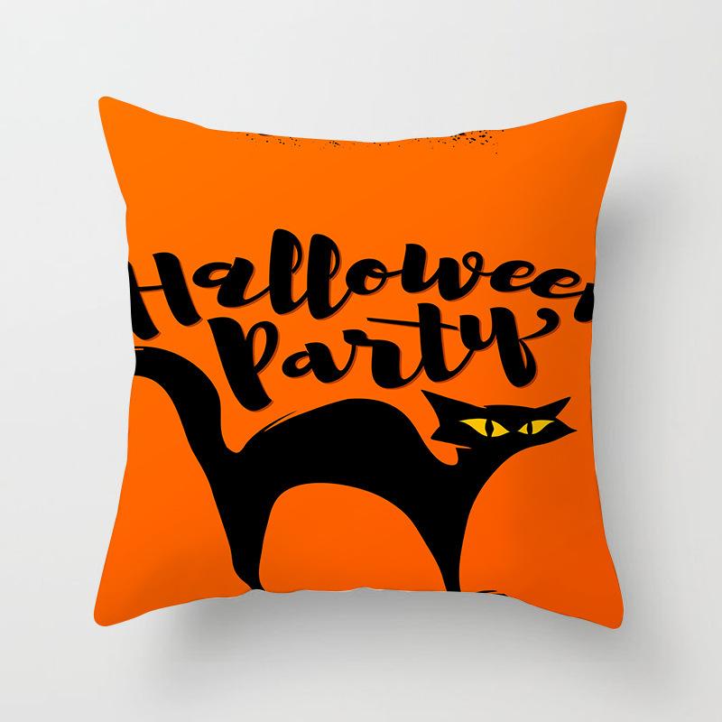 New Halloween Pumpkin Series Pillow Cover Festive Home Sand Release Art Pillow Cushion Cover